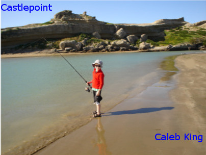 Fishing at Castlepoint 