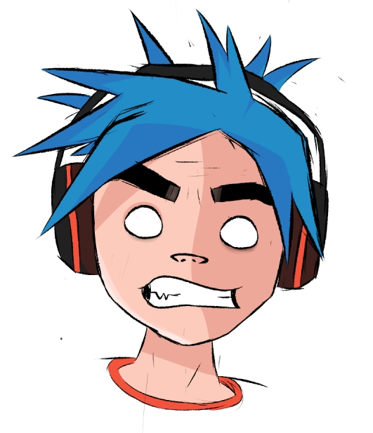 2D Gorillaz image