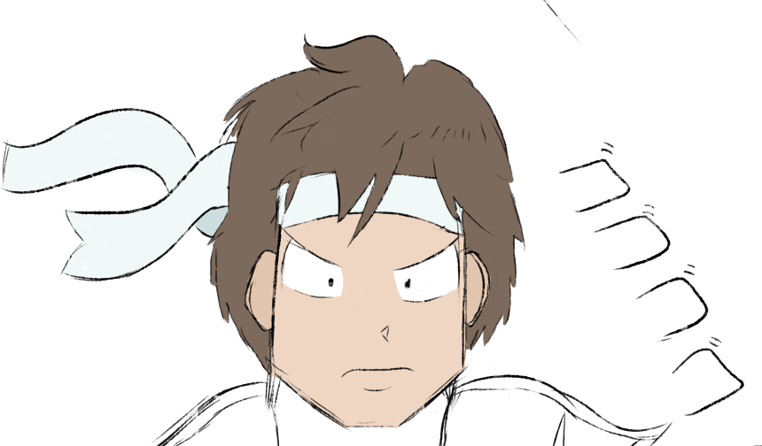 Drawing of the Castlevania character Richter Belmont 